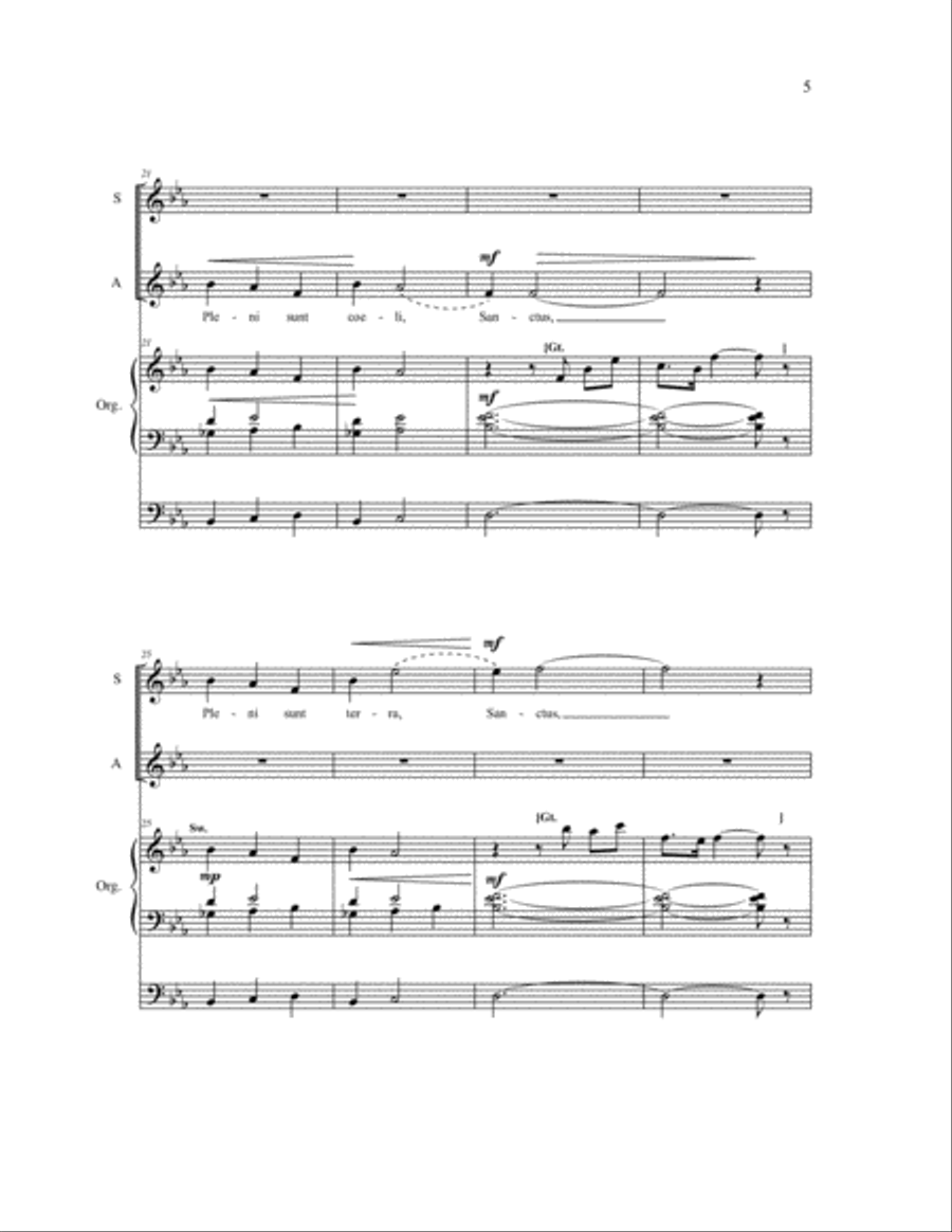 Sanctus Choir scores gallery preview page 4