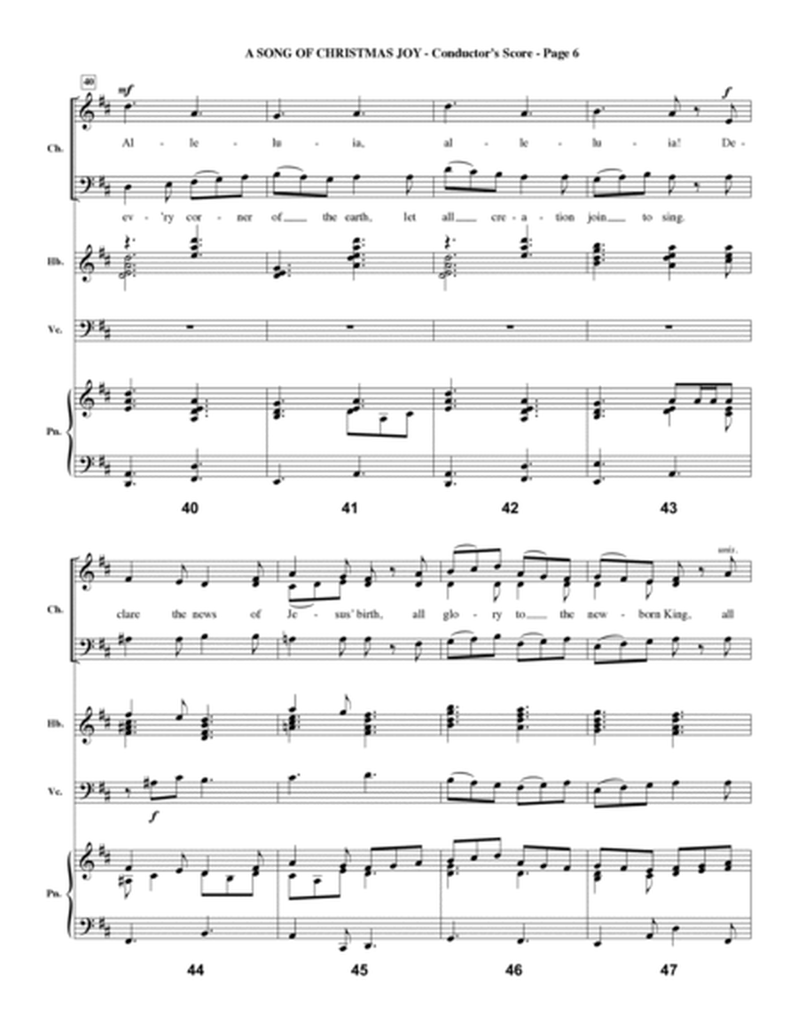 A Song of Christmas Joy (arr. Jon Paige) - Full Score