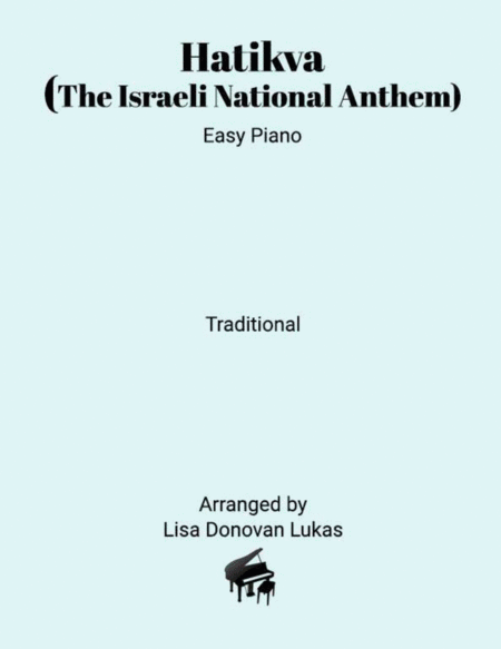 Hatikva (The Israeli National Anthem) - for Easy Piano image number null