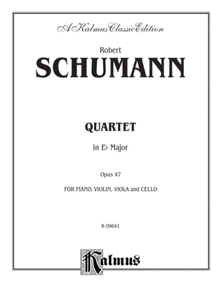 Book cover for Schumann: Quartet in E flat Major, Op. 47