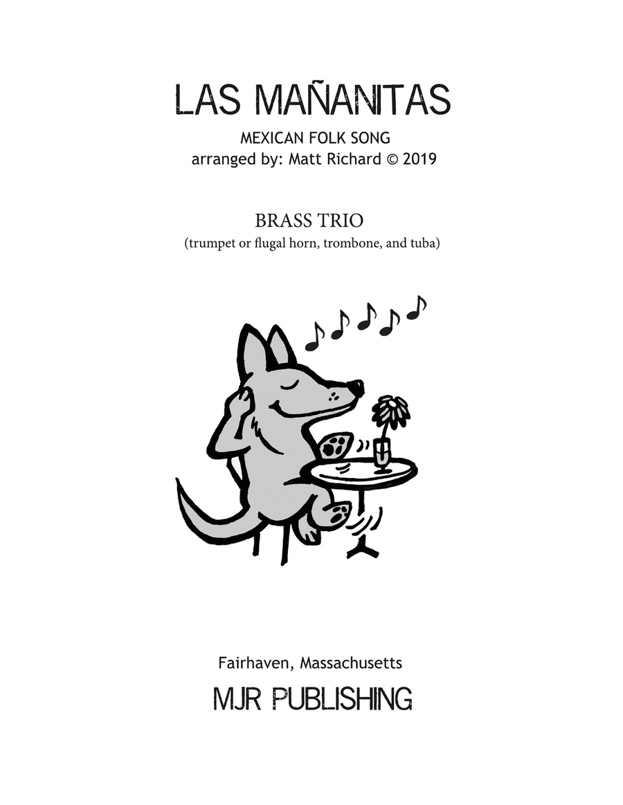 Las Mañanitas (Brass Trio) Brass Trio scores gallery preview page 1