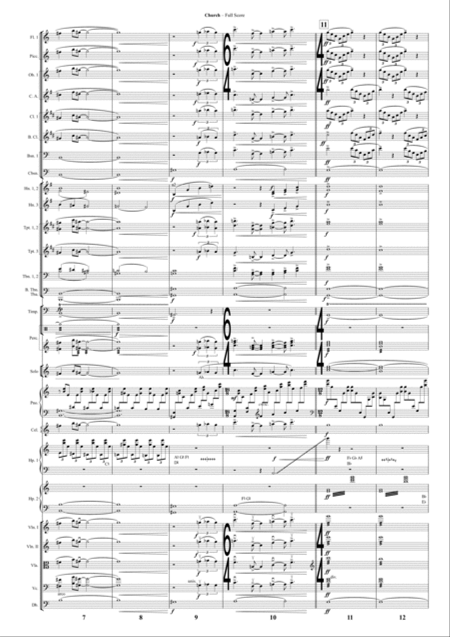 Church Full Orchestra scores gallery preview page 2