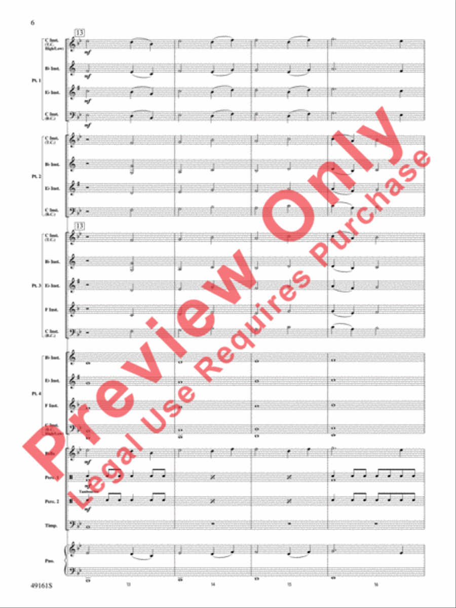Great Beginnings Concert Band scores gallery preview page 7
