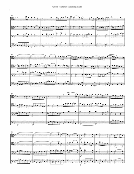 Suite in 6 Movements for Trombone Quartet