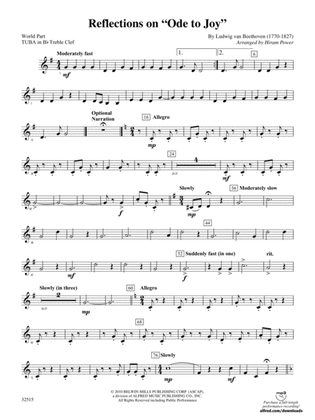 Reflections on "Ode to Joy": (wp) B-flat Tuba T.C.