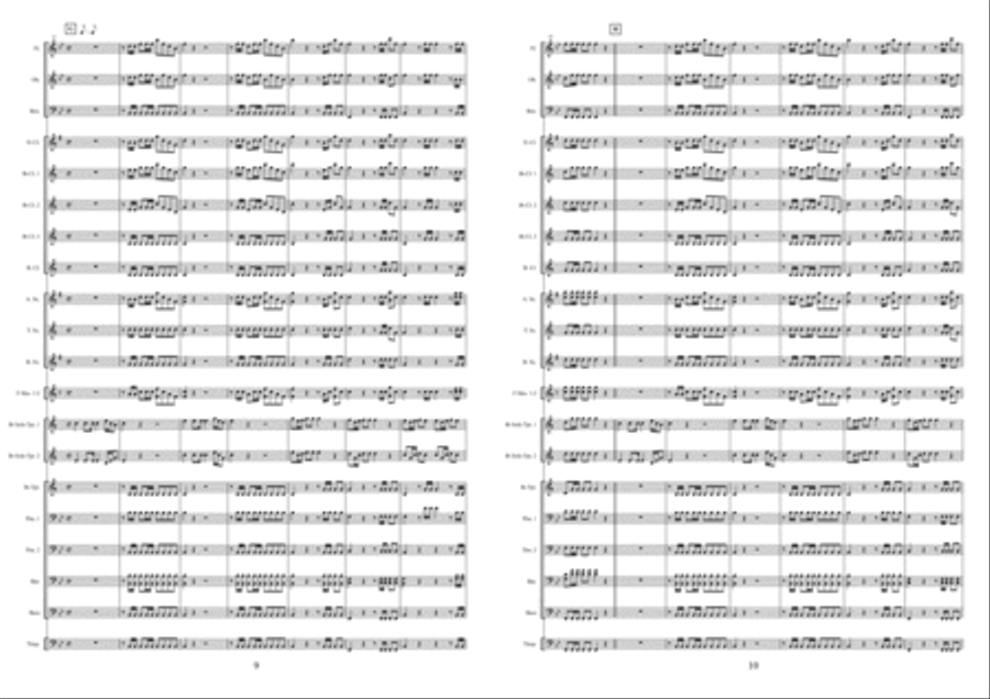 March From The Ark March From The Ark Fanfare Band scores gallery preview page 6