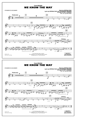 We Know the Way (from Moana) (arr. Matt Conaway) - Bb Horn/Flugelhorn