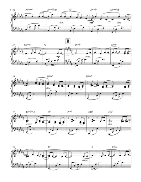 Reach for the Stars Easy Piano Sheet Music