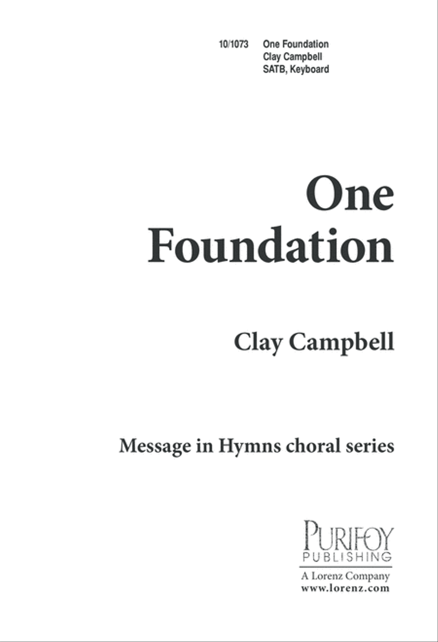 One Foundation One Foundation 4-Part scores gallery preview page 1