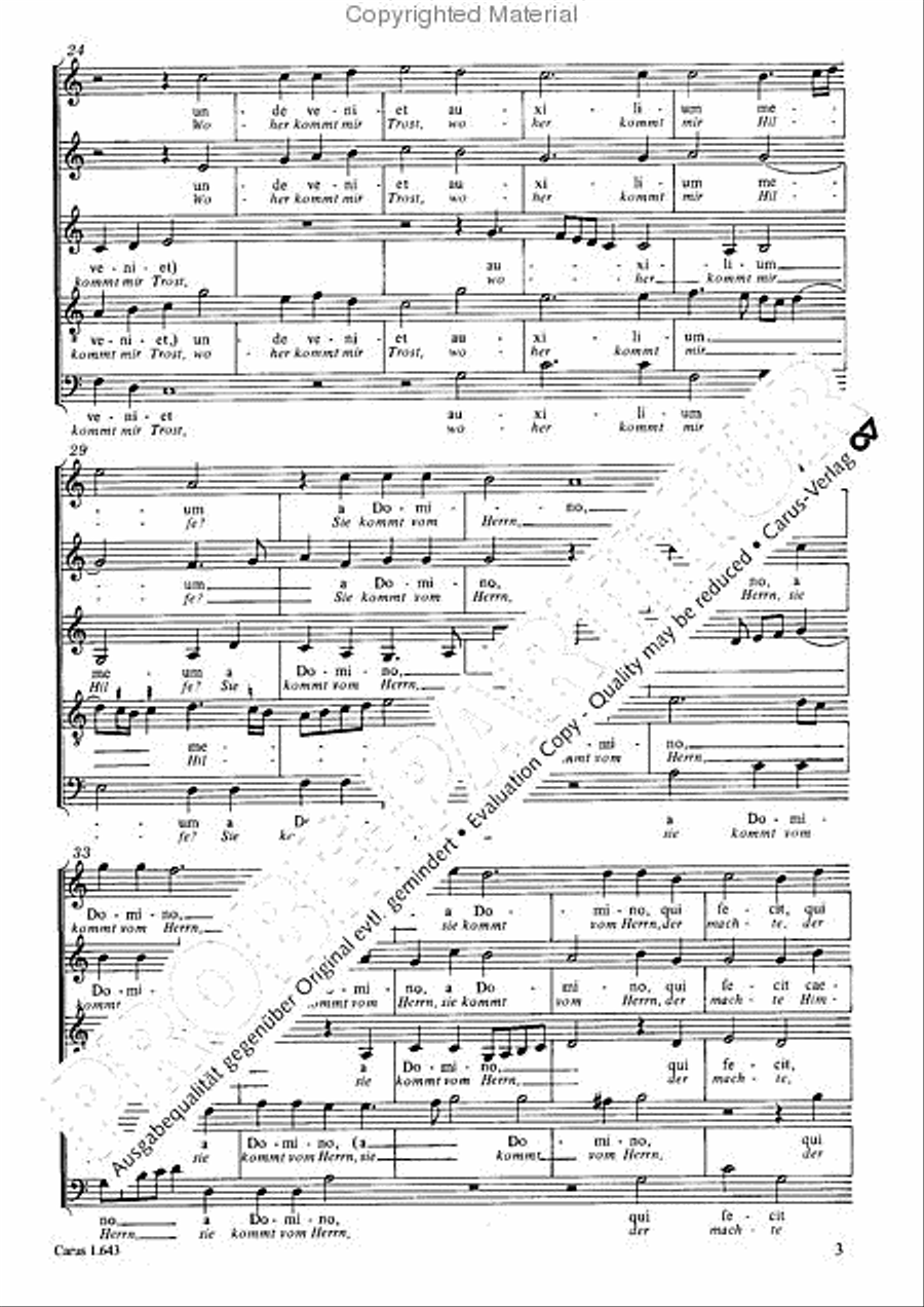 Levavi oculos meos Choir scores gallery preview page 4