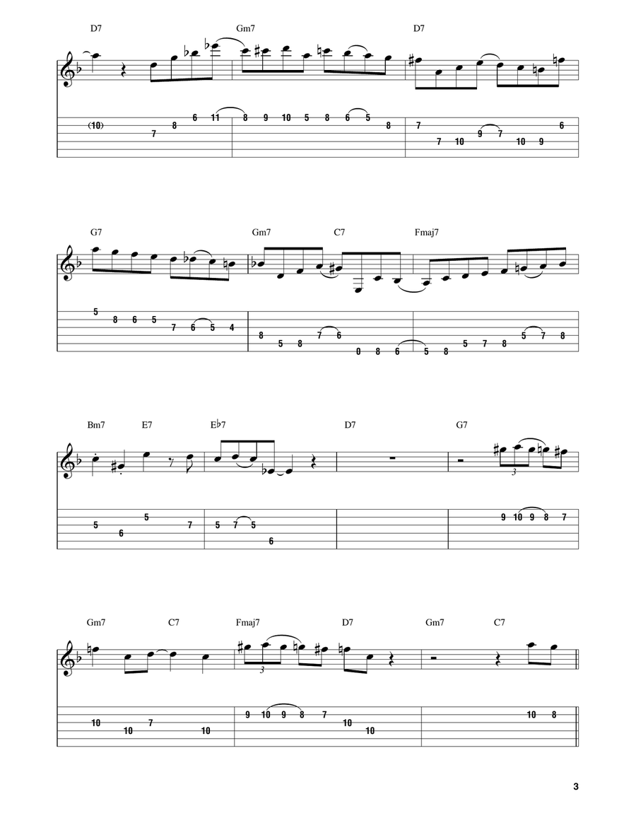 Yardbird Suite Yardbird Suite Electric Guitar scores gallery preview page 3