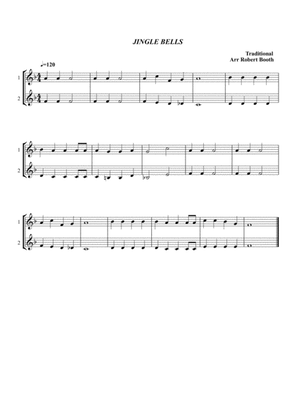 Jingle Bells - "jazz" (Trumpet trio and duet versions)