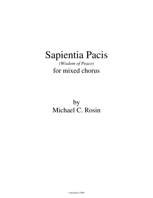 Sapientia Pacis (Wisdom of Peace)