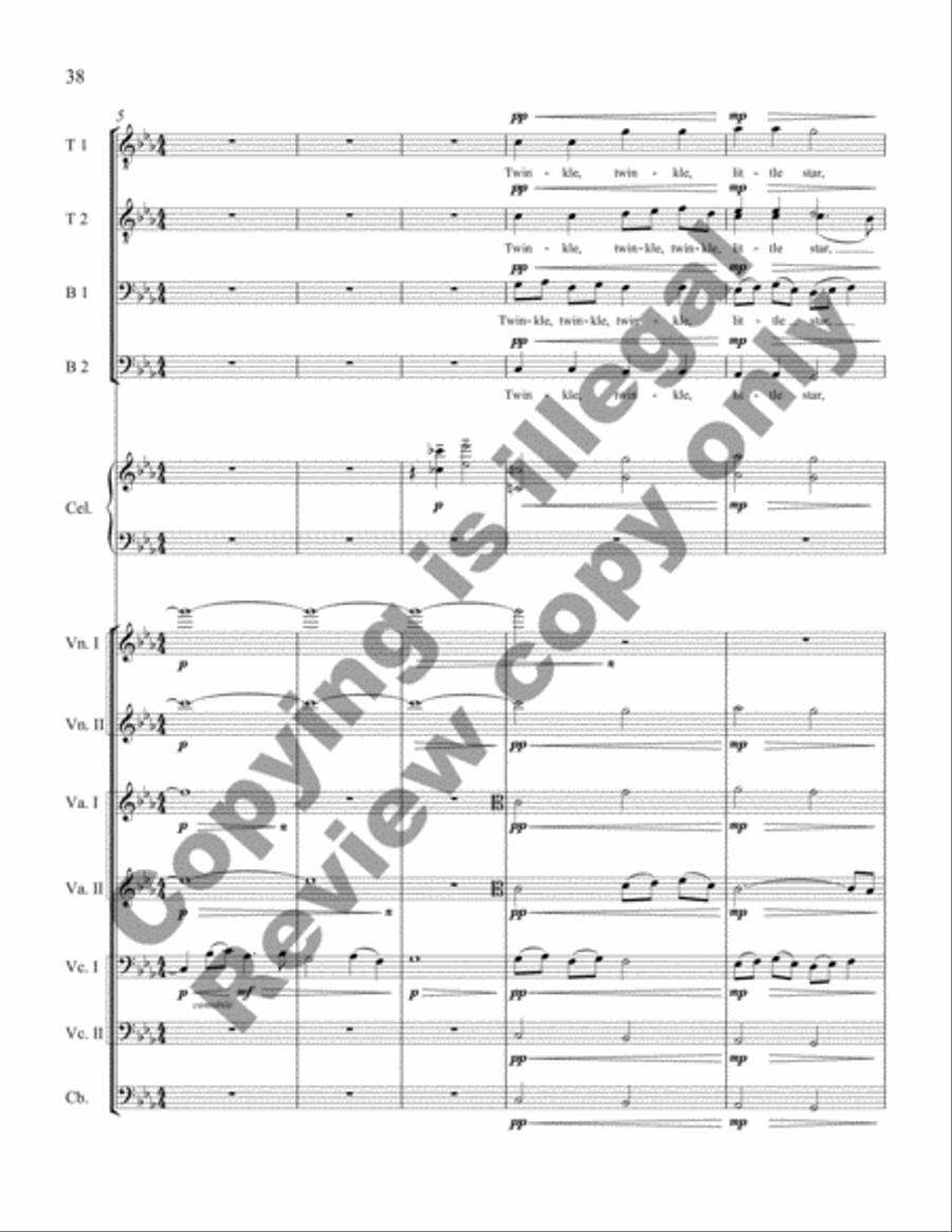 Stargazing (TTBB Full Score) TTBB scores gallery preview page 23