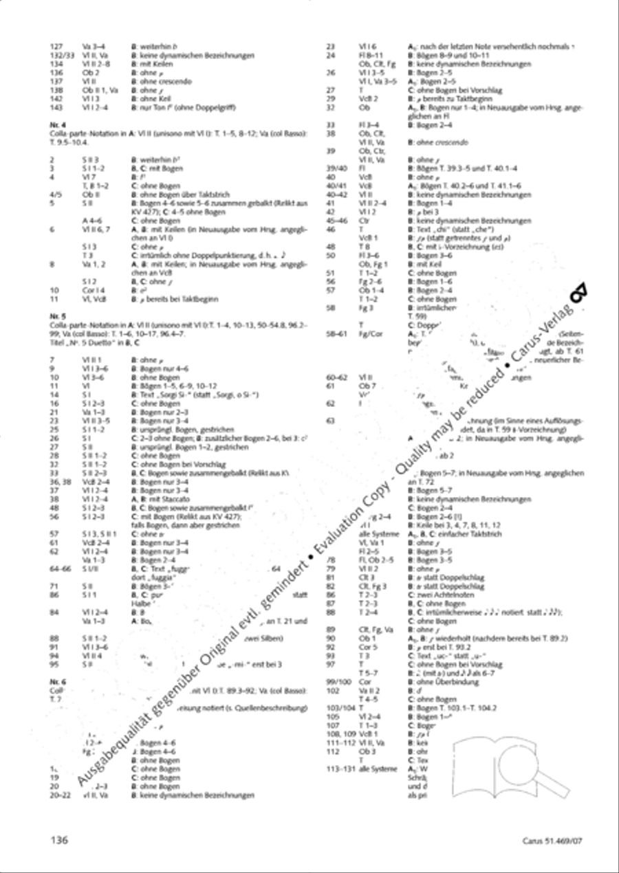 Davide penitente Davide penitente 4-Part scores gallery preview page 149
