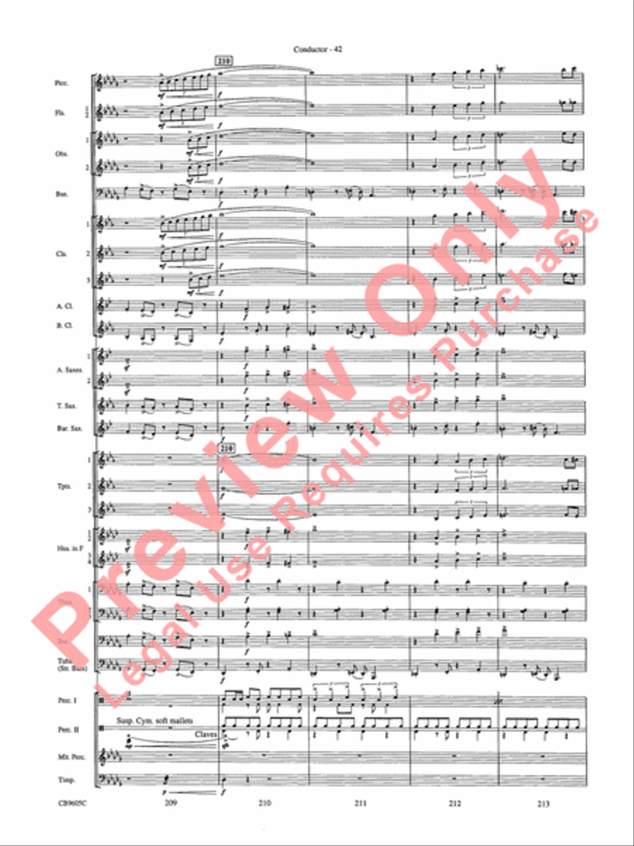 The Symphonic Gershwin The Symphonic Gershwin Concert Band scores gallery preview page 46
