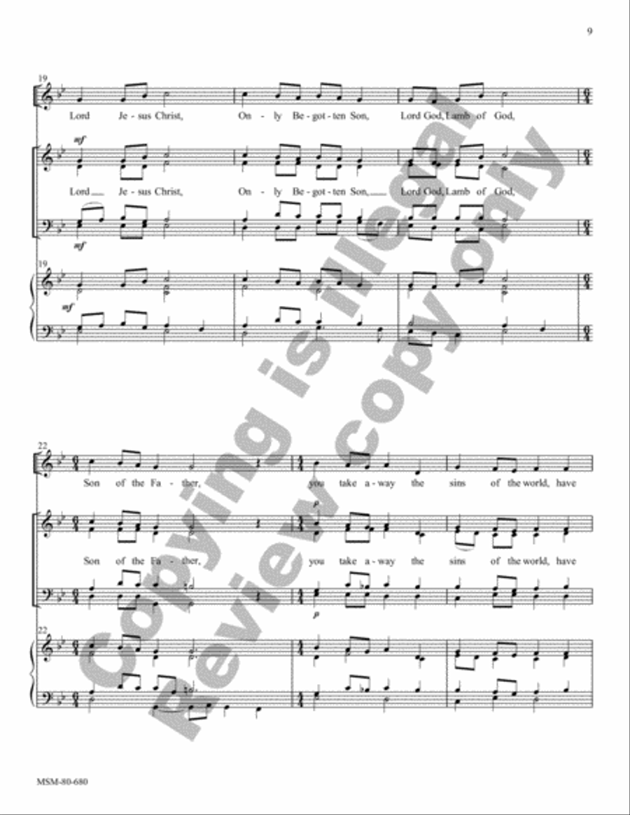 Mass of Saints Peter and Paul 4-Part scores gallery preview page 8