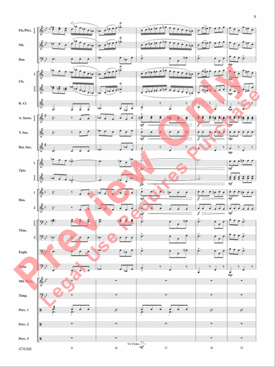 Rogue River Concert Band scores gallery preview page 10