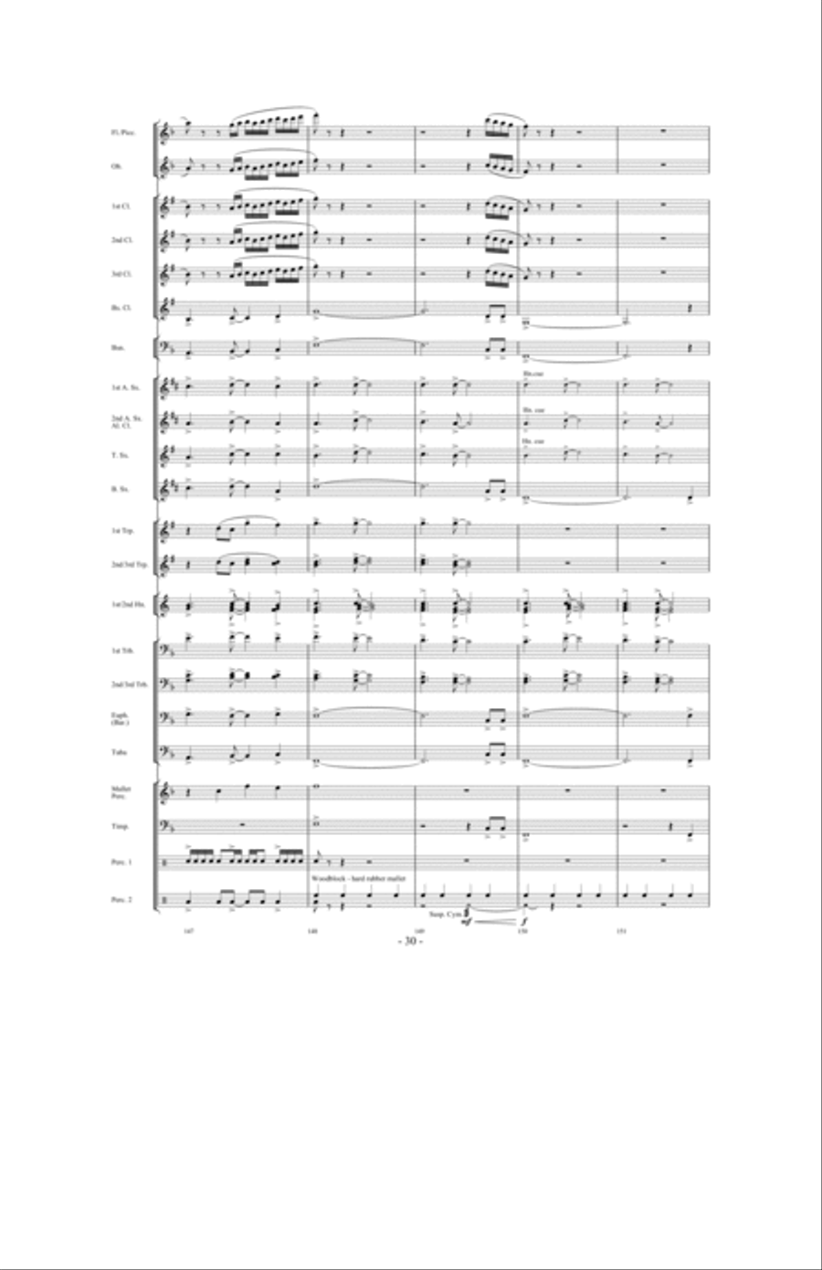 Forever Shining Concert Band scores gallery preview page 29