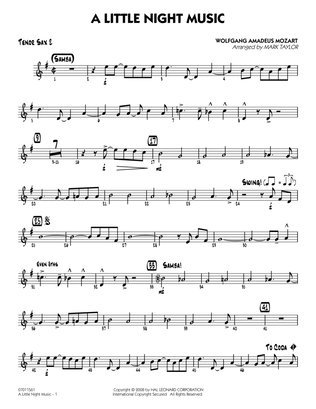 A Little Night Music - Tenor Sax 2