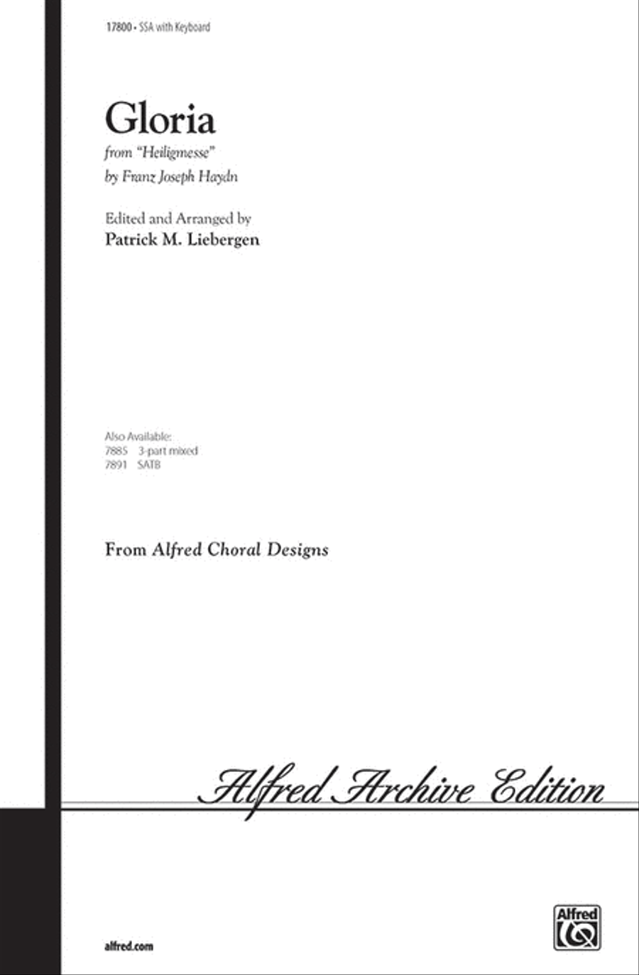 Gloria Women's Choir scores gallery preview page 1