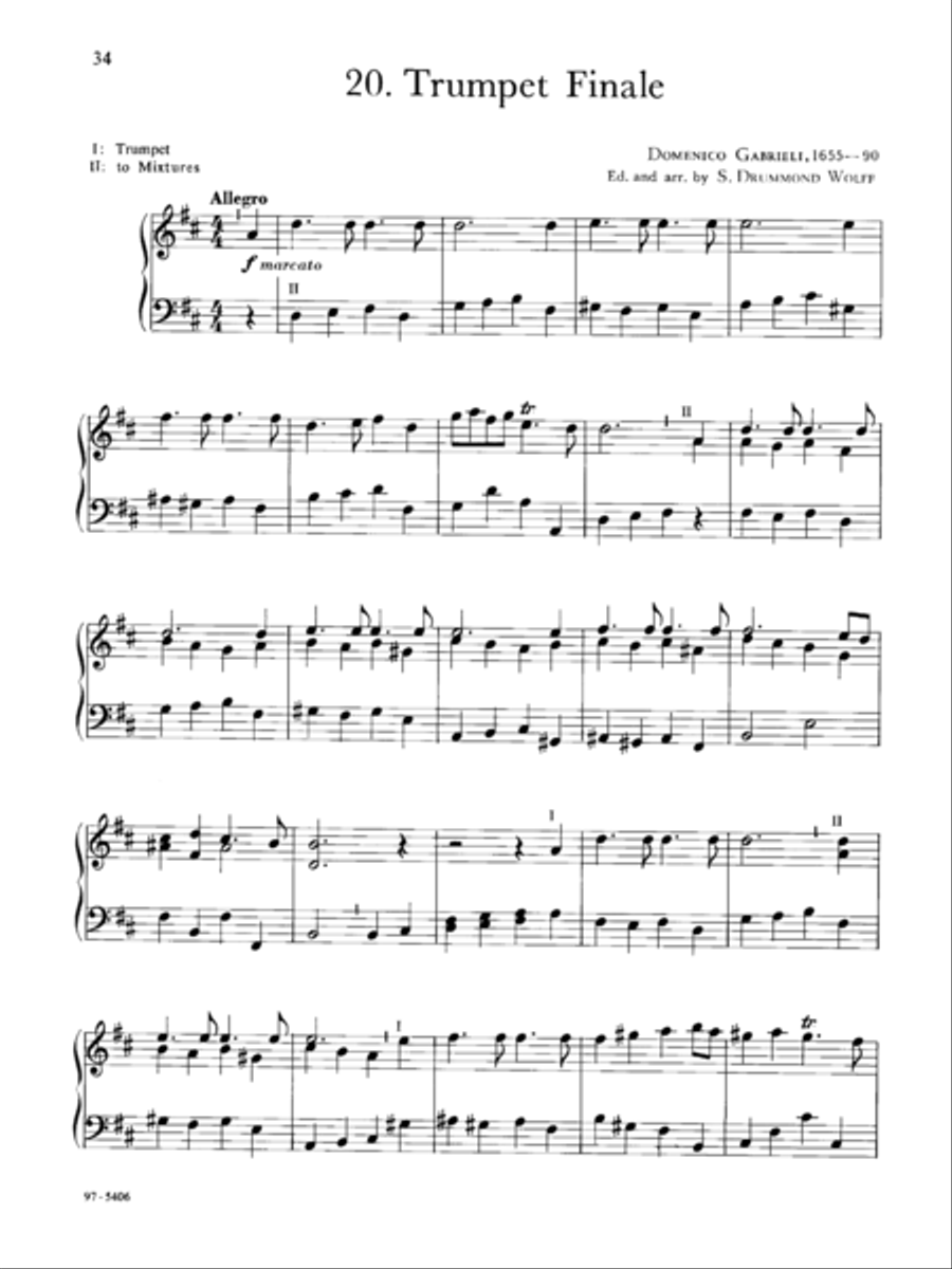 Baroque Music for Manuals, Vol. II Organ scores gallery preview page 16