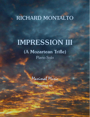 Impression III (A Mozartean Trifle)