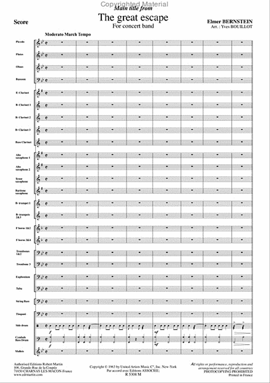 Grande evasion (la) Concert Band scores gallery preview page 2