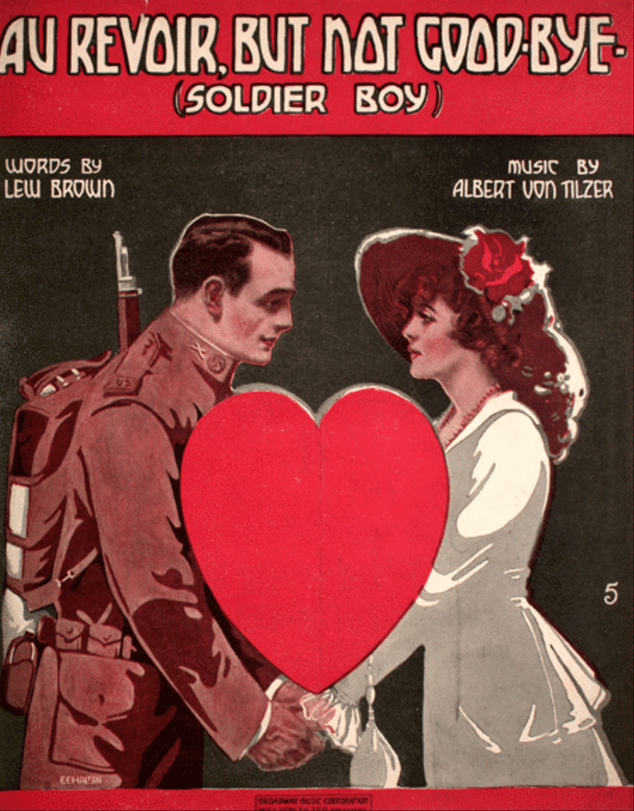 Au Revoir, But Not Good-Bye. (Soldier Boy) Voice scores gallery preview page 1