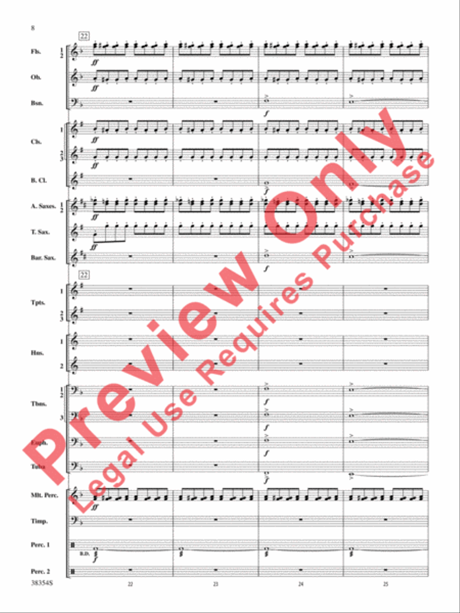 Band-O-Ween Concert Band scores gallery preview page 9