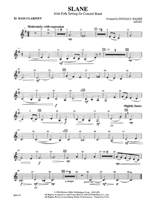 Slane: B-flat Bass Clarinet
