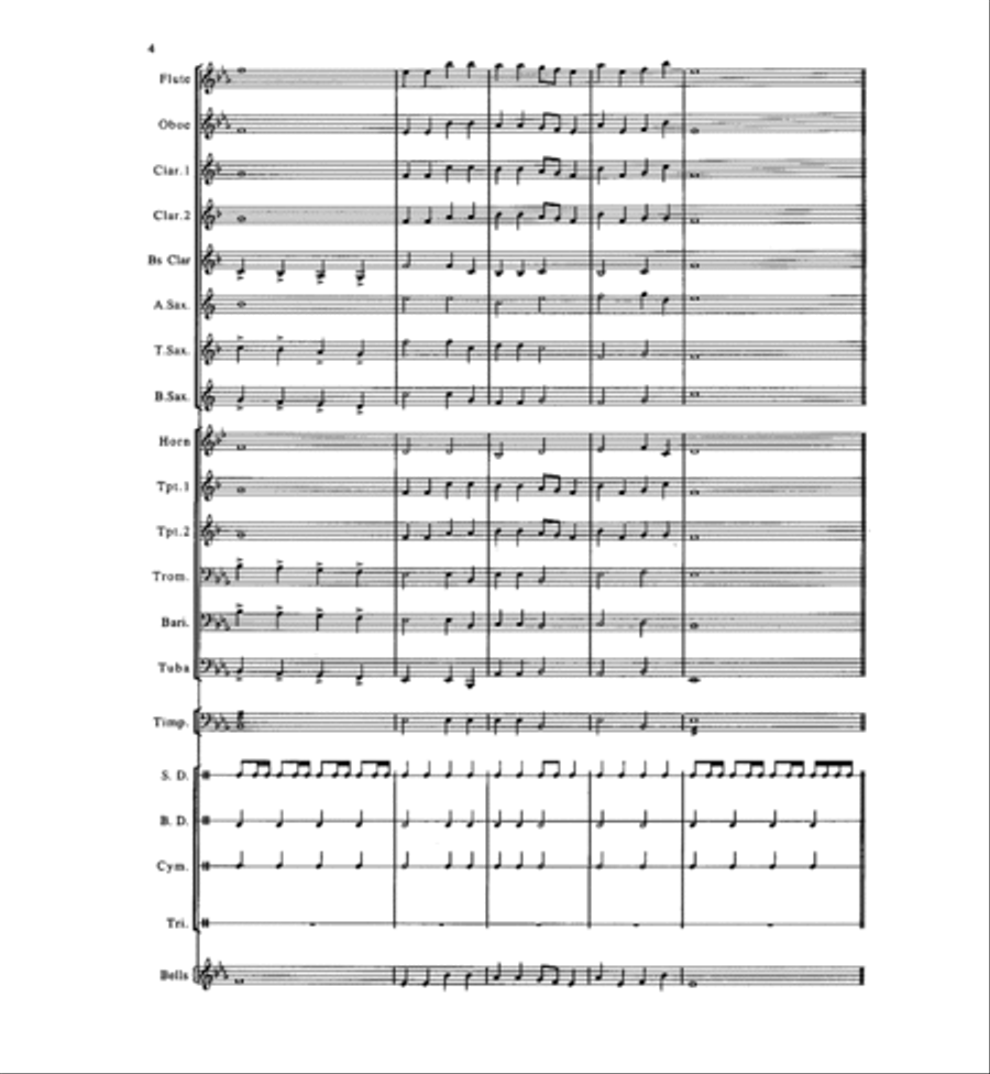 March Primo Concert Band scores gallery preview page 4