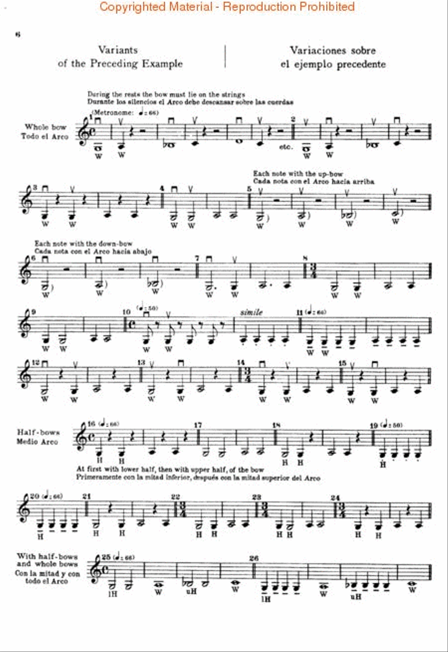 School of Bowing Technics, Op. 2 – Book 1 Violin scores gallery preview page 2