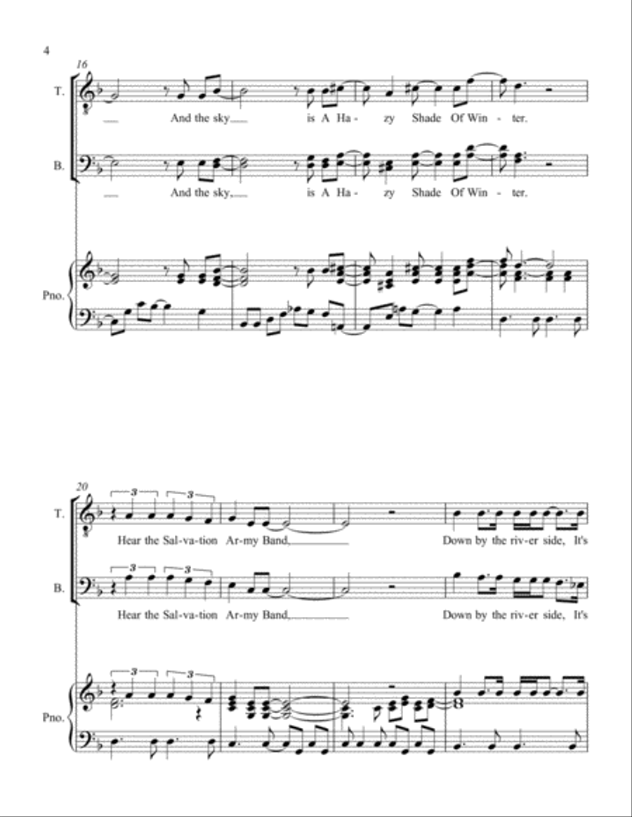A Hazy Shade Of Winter Voice scores gallery preview page 4