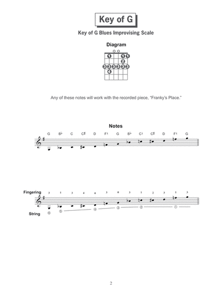 Modern Guitar Method Grade 2, Blues Jam Play-Along image number null