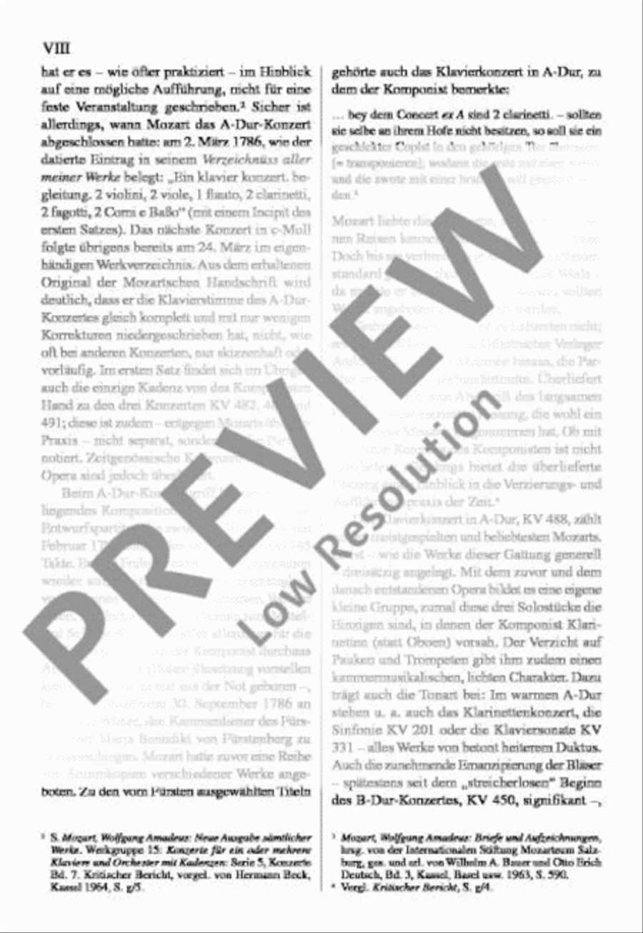 Concerto No. 23 A major Concerto No. 23 A major Orchestra scores gallery preview page 9