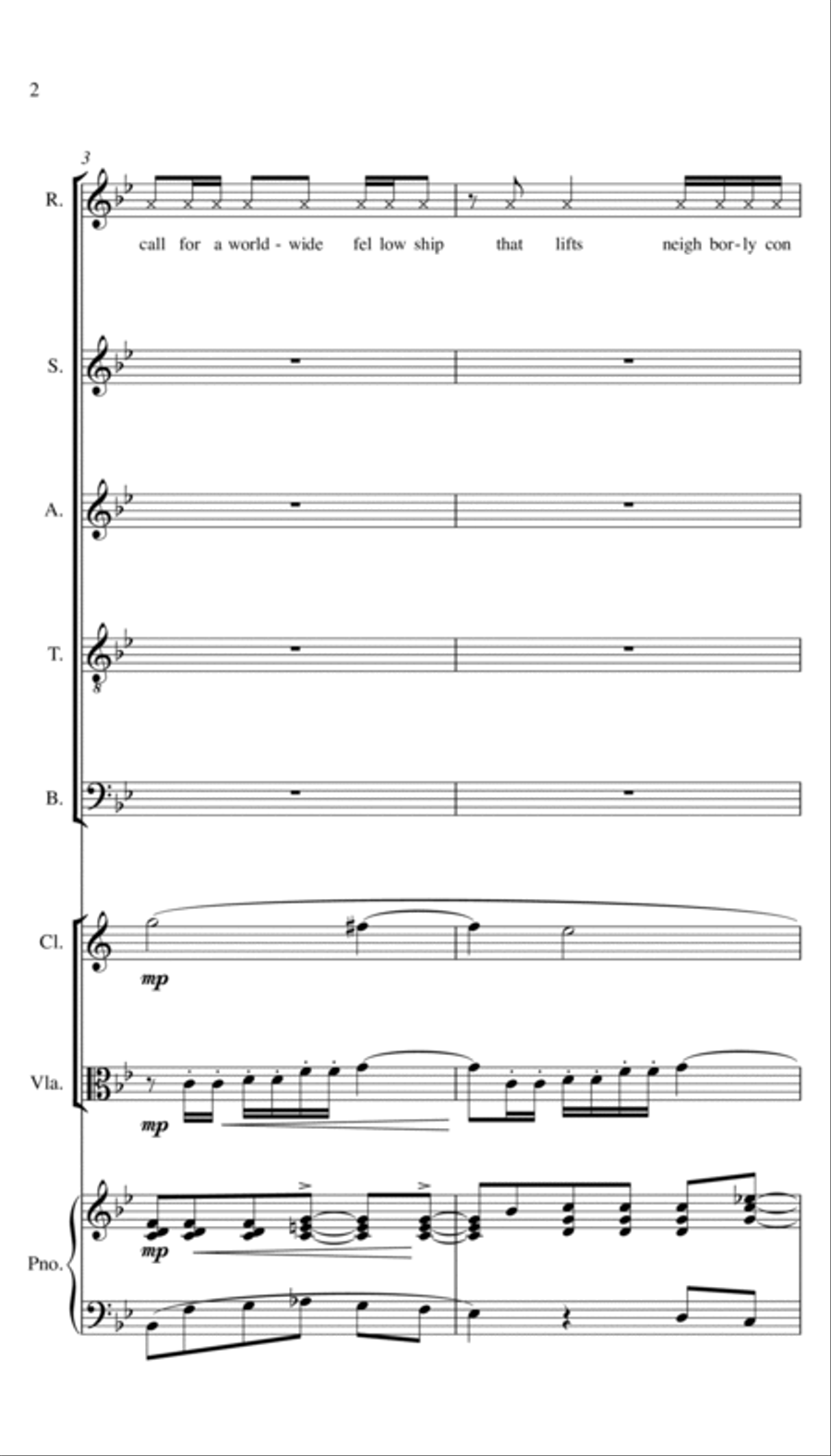 The Key The Key Choir scores gallery preview page 2