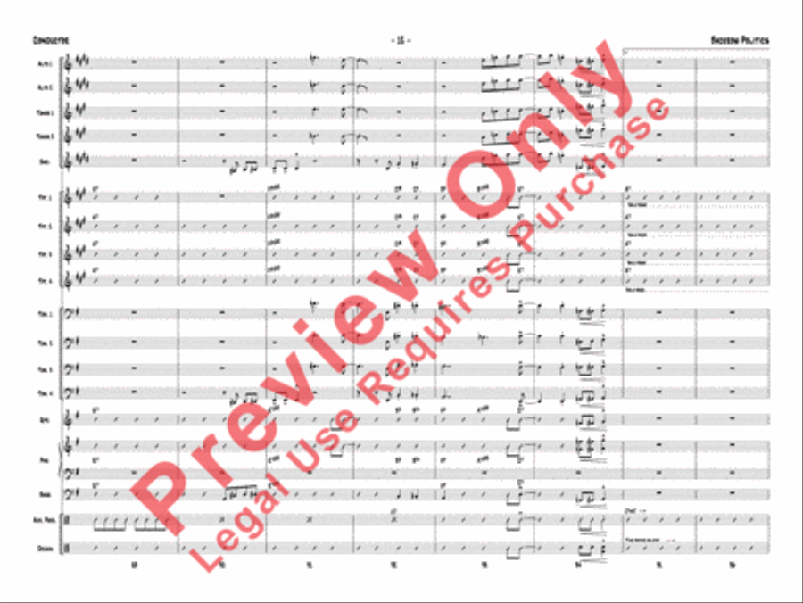 Backrow Politics Backrow Politics Jazz Ensemble scores gallery preview page 15