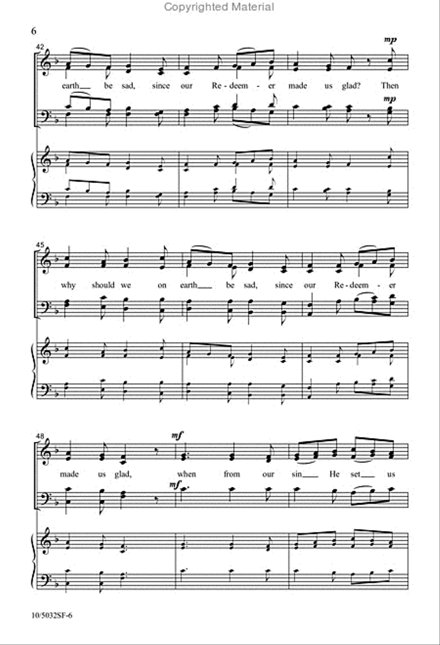 Christmas Joy! 4-Part scores gallery preview page 7
