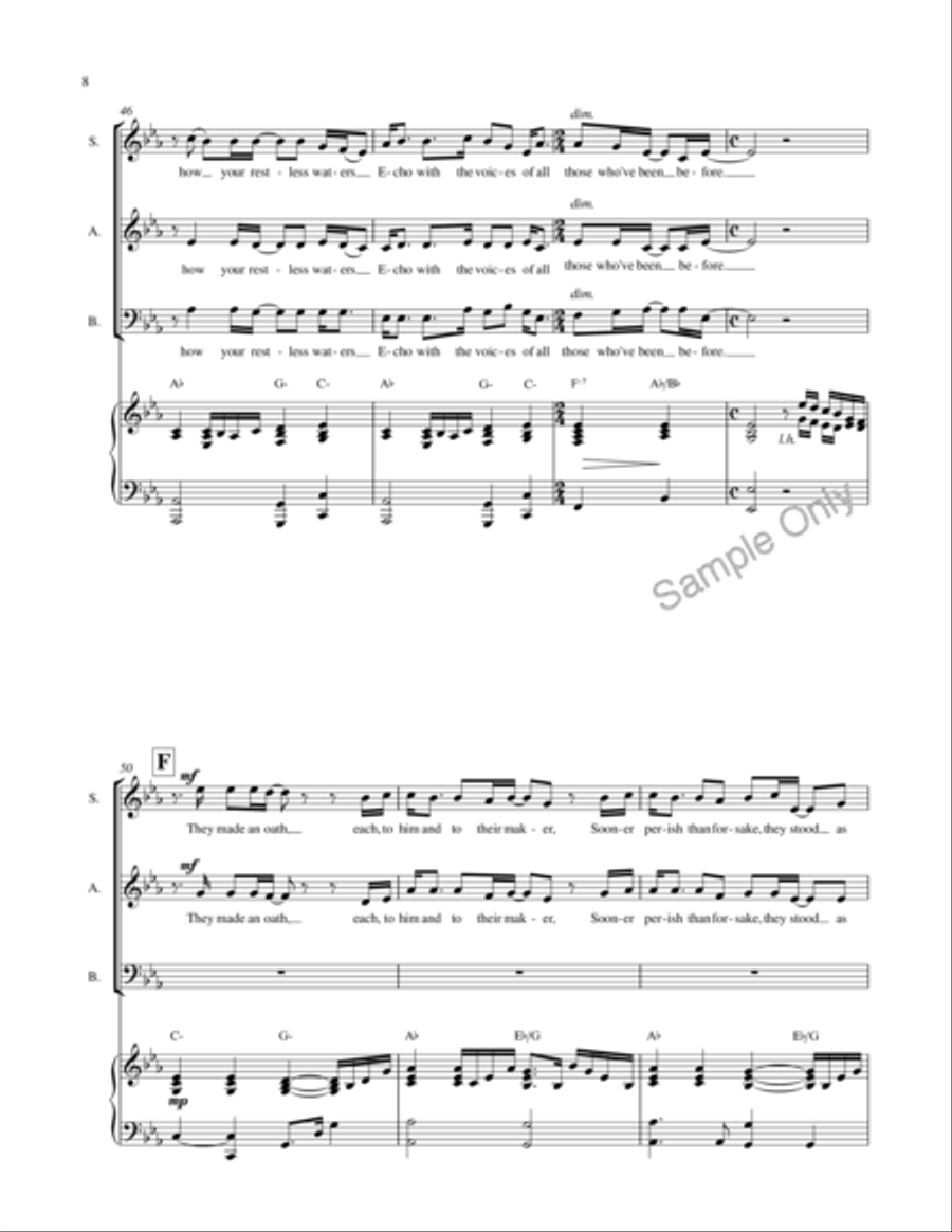 Ghost Of Simon Fraser Doesn't Exist 3-Part scores gallery preview page 9