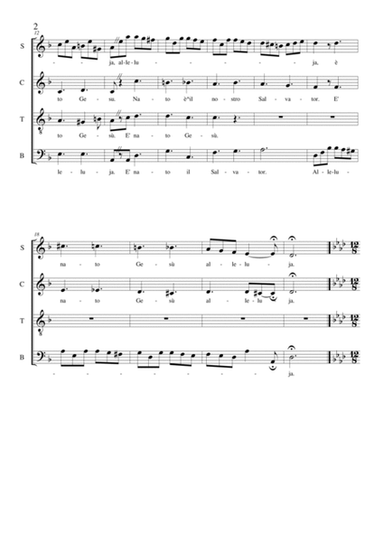 3 Hallelujah Pastoral for SATB choir a cappella image number null
