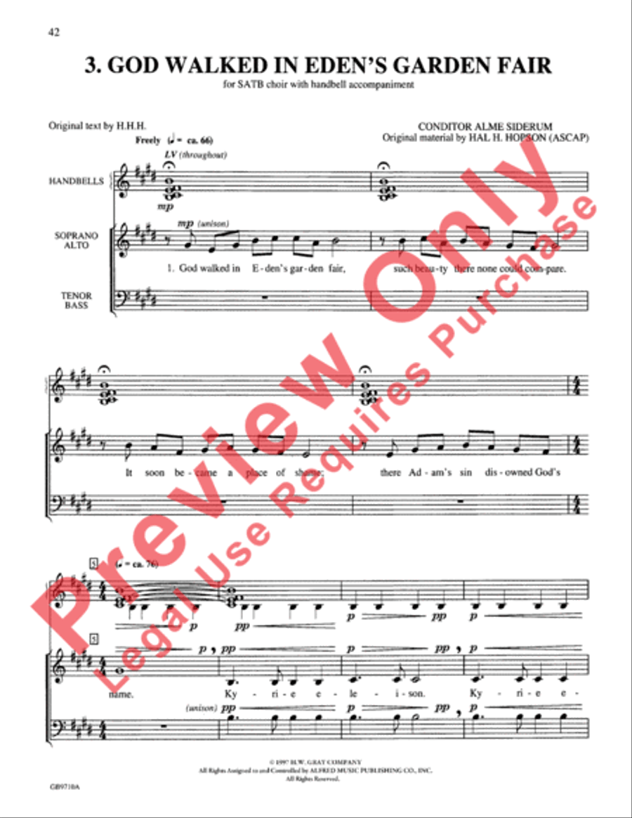 A Festival of Lessons and Carols Choir scores gallery preview page 43