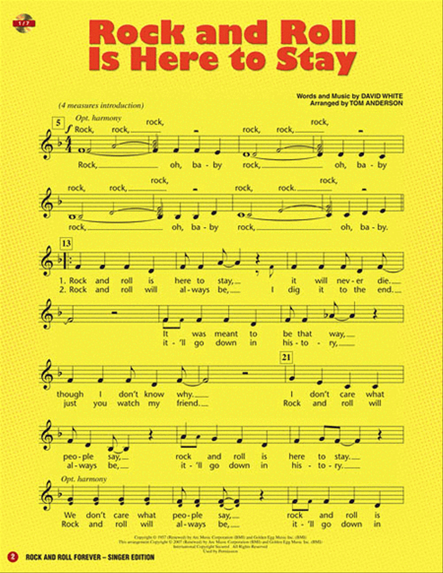 Rock and Roll Forever Vol. 8 No. 5 Choir scores gallery preview page 2