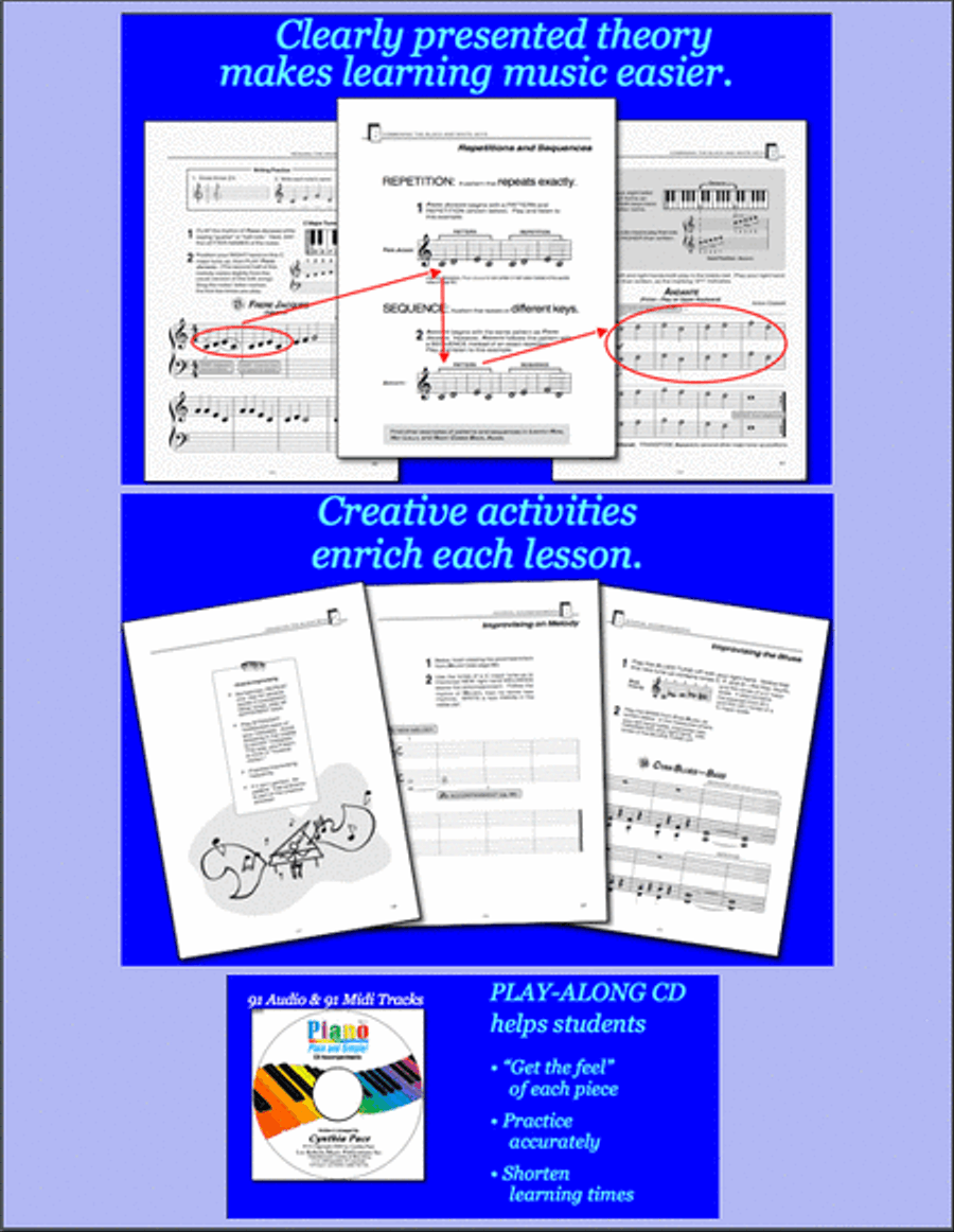 Piano Plain and Simple Piano Method scores gallery preview page 3