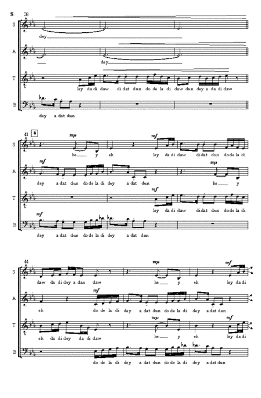 Nordic Polska (SATB) Nordic Polska (SATB) SSAATTBB scores gallery preview page 7