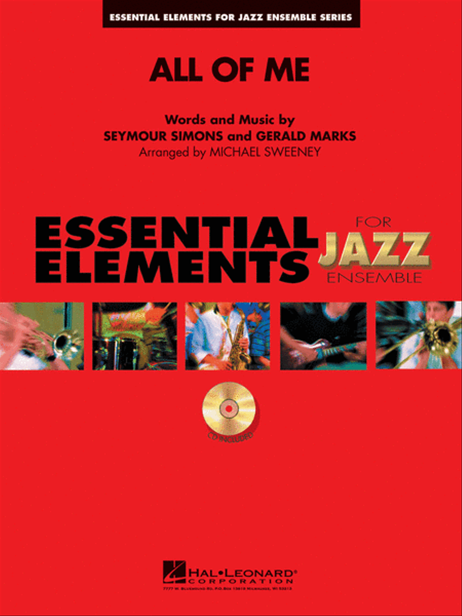All of Me Jazz Ensemble scores gallery preview page 1
