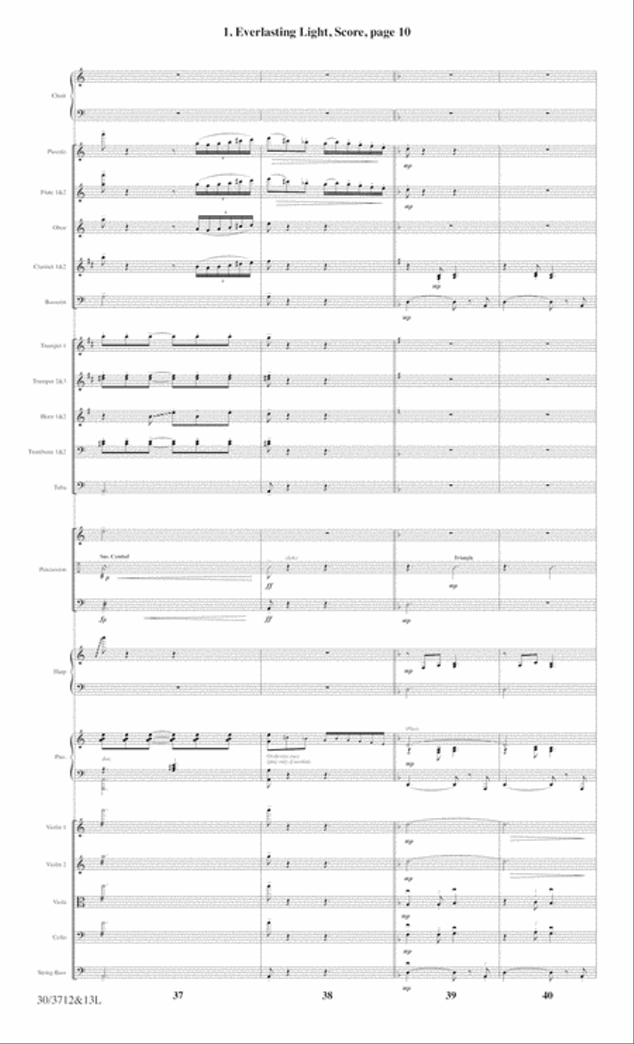 Everlasting Light - Full Score (Digital Download) Choir scores gallery preview page 12