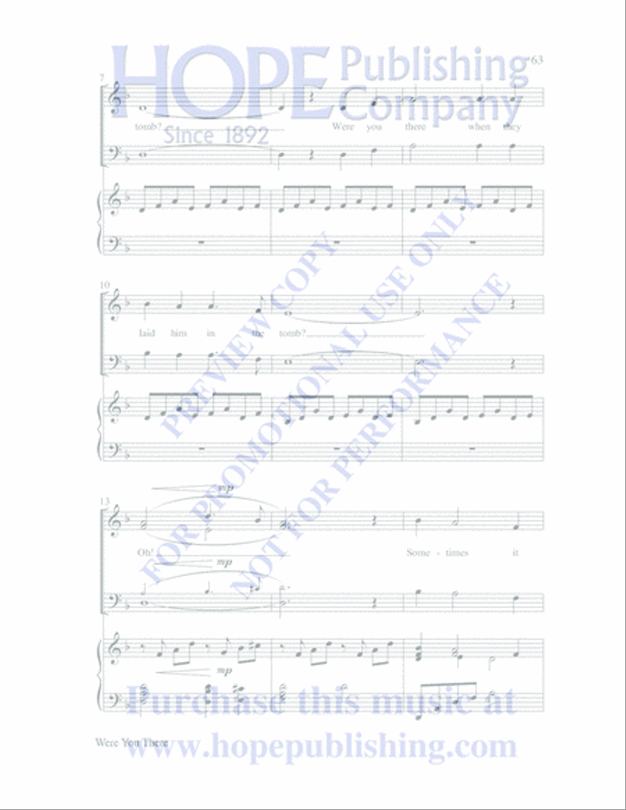 The Seven Last Days 4-Part scores gallery preview page 66