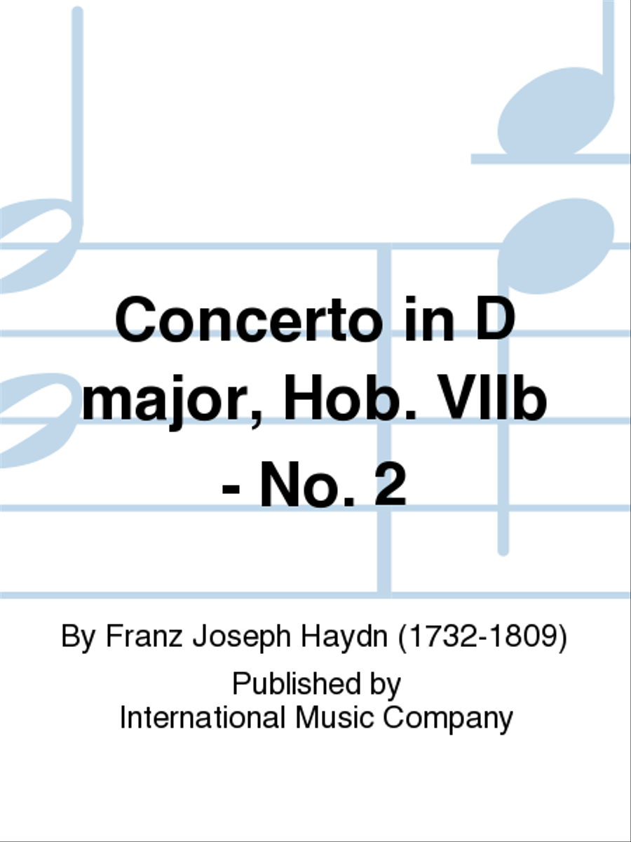 Concerto In D Major, Hob. Viib: No. 2 Piano Accompaniment scores gallery preview page 1