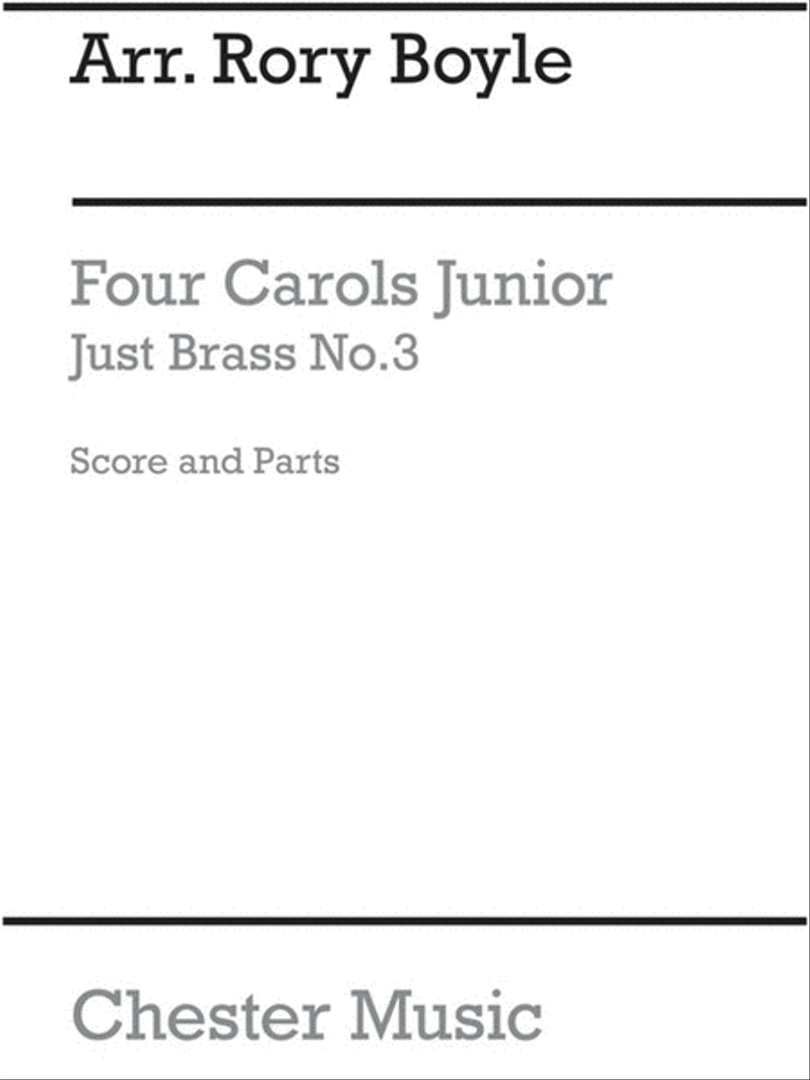 Junior Just Brass 03 4 Carols Brass Sc/Pts